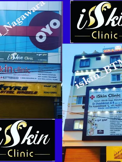 Our iSkin Clinic locations in Nagawara and BTM are easily accessible landmarks for your convenience. We are proud to be a trusted skin and hair clinic serving the Bengaluru community.