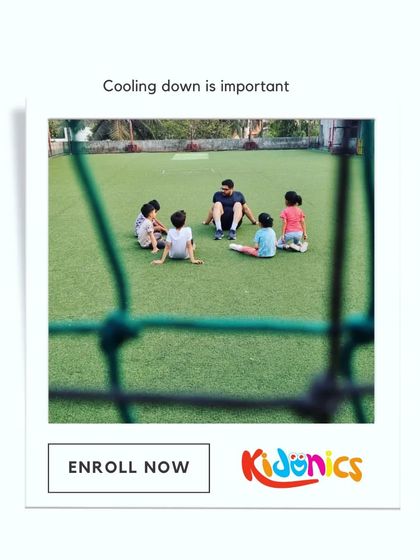 Cooling down is just as important as warming up! After an hour of high-energy fun, we all sit together for a group stretch. This helps with flexibility and is also a great time to chat about our favorite parts of the session.