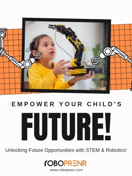 Empower your child's future by unlocking opportunities with STEM and robotics. We help young minds explore, build skills, and spark a love for innovation.