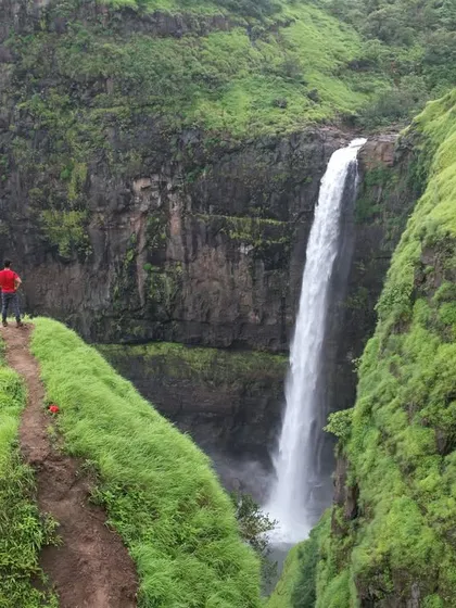 The view from the top is always worth the climb. Here's a breathtaking moment from one of our treks to a fort in the Sahyadris of Maharashtra.
