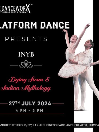 Our "Platform Dance" series presents a unique performance by Bobby Roy and INYB, blending classical ballet with Indian mythology. This platform showcases inspiring artists and innovative concepts, enriching our dance community.