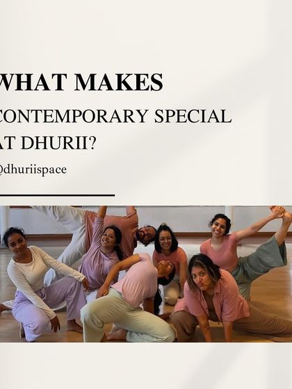 What makes contemporary dance at Dhurii special? It's our unique approach that combines solid technique with creative exploration in a supportive community.