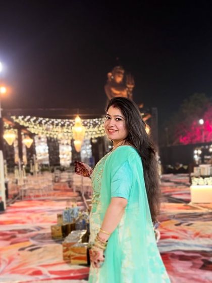 A glance back at the beautiful setup of a wedding event. I draw inspiration from the entire celebration to choreograph dances that fit perfectly.