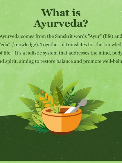 What is Ayurveda? It is the "knowledge of life," a holistic system from ancient India that aims to restore balance between the mind, body, and spirit. My practice is rooted in this timeless wisdom, made practical for your modern life.
