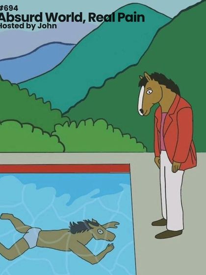 Can you write a story that balances absurdity with genuine emotional depth? Using the animated show 'Bojack Horseman' as a touchstone, this session explored the theme of "Absurd World, Real Pain."