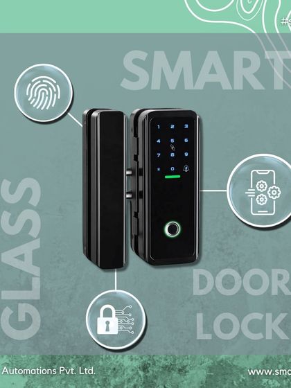 Adoring my glass door locks. This lock adds to the aesthetic of a modern space while providing keyless, smart security.