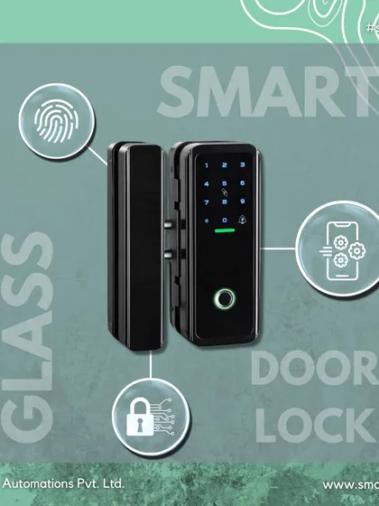Our smart glass door lock combines elegant aesthetics with robust security. It allows you to live keylessly while adding a sophisticated touch to your glass entryways, with options for fingerprint, passcode, and app control.
