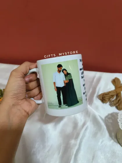 Another photo on the custom mug, making it a 360-degree memory piece.
