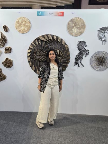 Feeling blessed at the art show in Qatar. My art found new admirers, and my heart found new friends from all around the world.