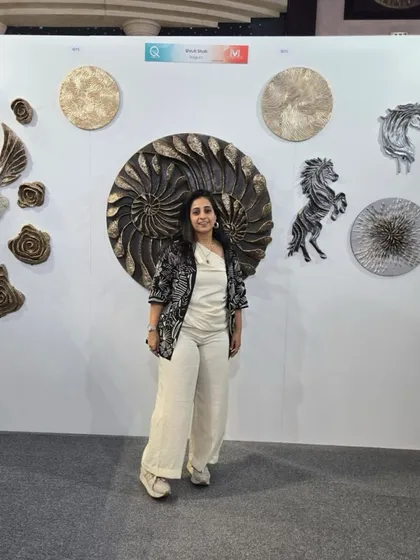 Feeling blessed at the art show in Qatar. My art found new admirers, and my heart found new friends from all around the world.
