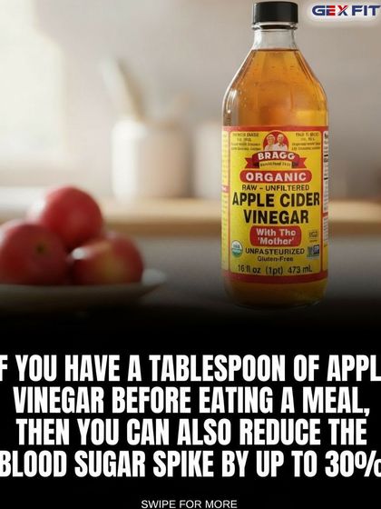 A tablespoon of apple cider vinegar before a meal can slow carbohydrate digestion. This leads to a more gradual release of sugar into the bloodstream, blunting spikes by up to 30%.