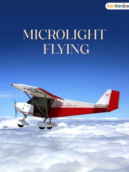Soar above the clouds with a microlight flying experience. It's one of the most unique and thrilling short getaways you can take from Bangalore.