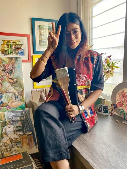 Welcome to my creative corner. As both a muralist and a watercolor artist, my studio is where ideas come to life. This is where I am when I am not on-site transforming your walls.