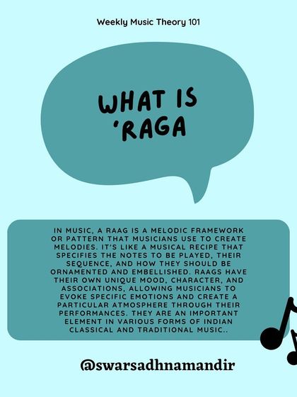 What is a 'Raga'? This post explains the concept of a melodic framework in Indian music. It's like a recipe of notes that creates a specific mood.