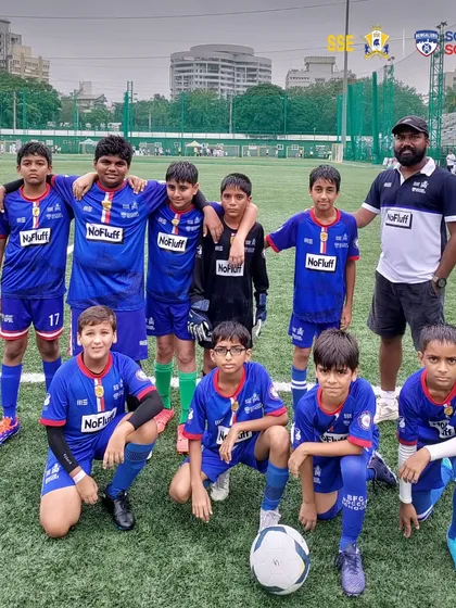 A team photo of one of our U13 squads at the start of the DPDL season. We field multiple teams to ensure all our players get ample match time and experience.