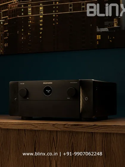 The Marantz Cinema 40 AV receiver is a statement piece in both design and performance. This 9.4 channel unit delivers the immersive, high fidelity sound required for a truly cinematic experience.