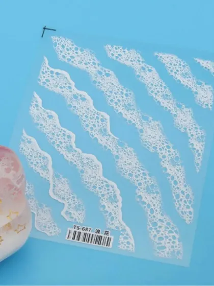Create stunning ocean-themed art with our wave-patterned insert sheets. These transparent sheets make it easy to achieve realistic sea foam effects in your resin pours.