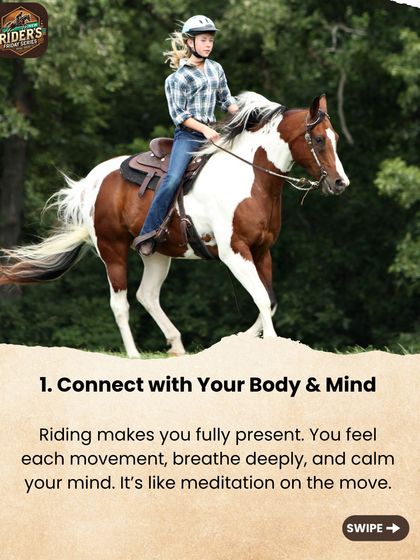 Riding is meditation on the move. It connects you with your body and mind, forcing you to be fully present. We believe in the therapeutic benefits of riding for mental clarity and stress relief.
