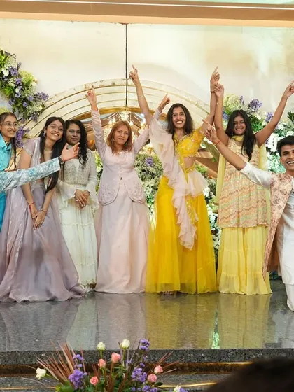 The final pose of a fun cousins' performance. I make sure every dance has a picture-perfect ending for those memorable photos.