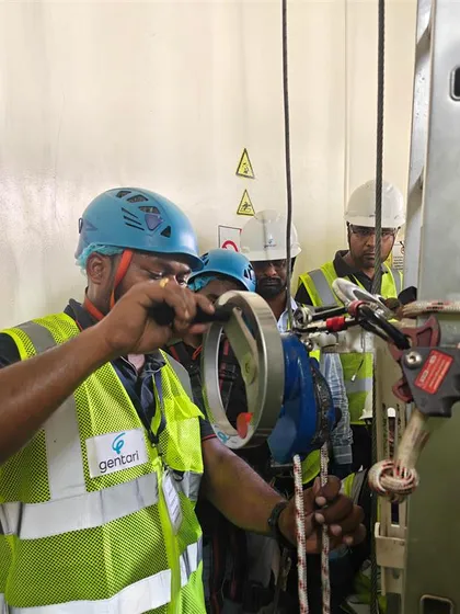 Safety is fundamental to our operations. Our teams undergo rigorous, GWO-certified training in critical areas like work-at-height procedures to ensure every project is executed with the highest standards of safety and precision. This commitment protects our people and guarantees project integrity.