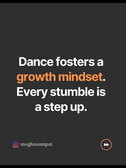 Dance fosters a growth mindset. Every stumble is not a failure but a step up, an opportunity to learn and improve your technique and resilience.