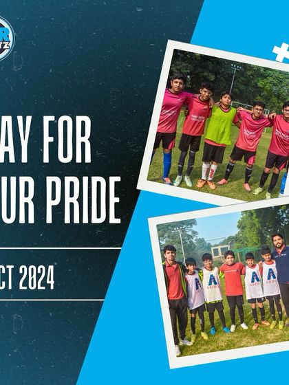 A graphic reminding teams to 'Play for Your Pride' ahead of the matches on October 27th.