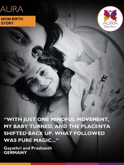 This is the magic we work towards. Gayathri and Prashanth's powerful birth story shows how with the right guidance and trust in your body, incredible things can happen, like a baby turning into the optimal position with just one mindful movement.