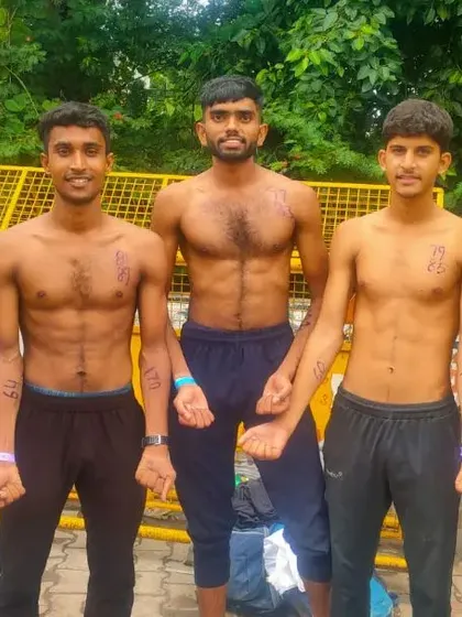 A group of my dedicated athletes after a hard workout, showing the physique and discipline that comes from consistent training for army and forces physical exams.