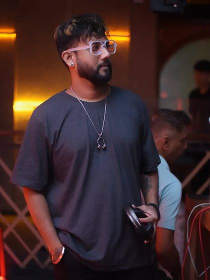 Another shot of my profile, capturing my dedication to the craft.