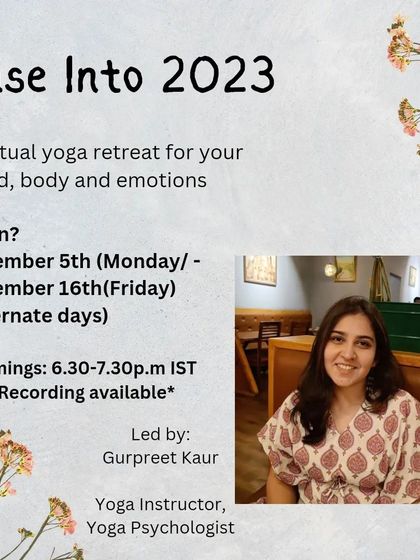 Gurpreet Kaur - Yoga & Mindfulness Instruction Join Our Online Community photo 20