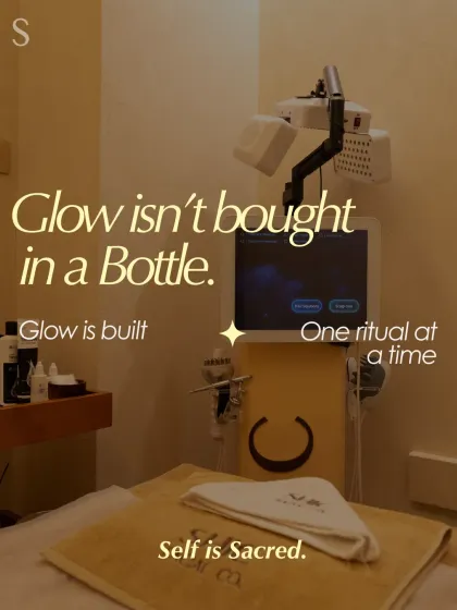 Glow is not bought in a bottle. It is built one ritual at a time in a space dedicated to expert care and advanced technology.