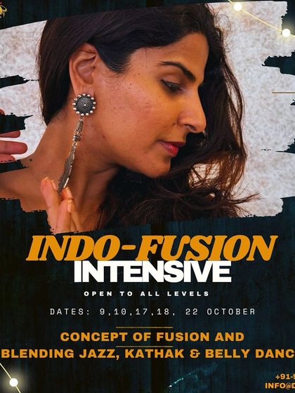 This is the last Indo-fusion batch for the year. This intensive is open to all levels and will focus on the concept of fusion, blending jazz, kathak, and belly dance.