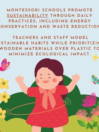 This series of infographics explains the importance of nature in Montessori education, from fostering a connection to the earth to promoting sustainability and independent learning through outdoor play.