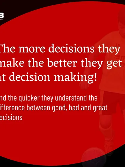 More Decisions, Better Decisions: The logic is simple. The more multi-dimensional decisions a player makes in training, the quicker they learn to differentiate between good, bad, and great choices on the field.