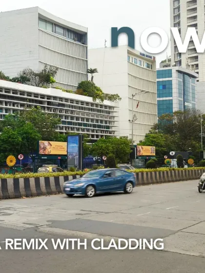 The present-day facade of Shivsagar Estate, a study in how architectural landmarks adapt and change over time within the city's dynamic context.