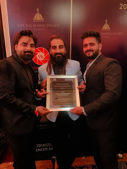 Proudly holding the award for Best Bartending Company. It was an honor to be recognized for our trendsetting bar menu design and overall service.