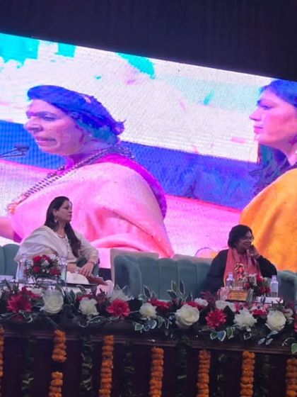 Listening intently to a fellow speaker at the HSCW seminar. These events are a great opportunity to learn from others' experiences and perspectives.