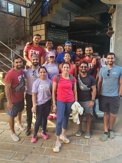 Our CrossFit crew enjoying some time together outside the gym. Building a strong community means making memories both during and after the workouts.