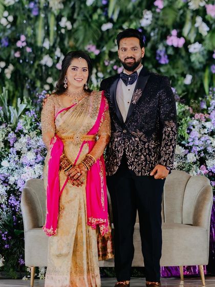 Madhuri Subbaraju - Destination Wedding Makeup Reception & Sangeet Glamour photo 21