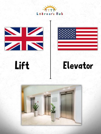 Do you take a 'lift' or an 'elevator'? We teach students these variations to build a global understanding of the English language.