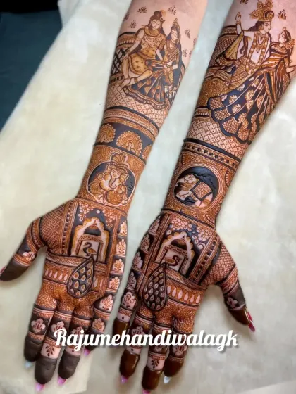 Raju Mehendi - Festive Mehendi Divine & Deity Portraits photo 16