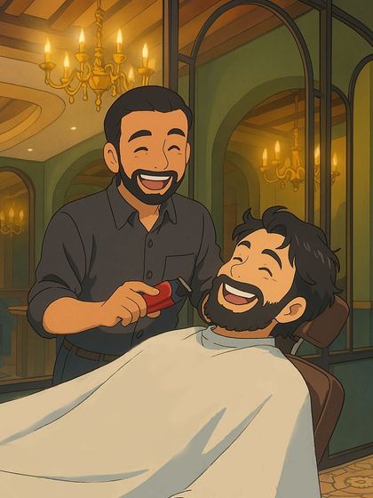 We love the Ghibli universe trend so much, we imagined what a Looks Salon would be like there. This fun, animated image captures the pure joy of a great grooming session, because no matter which universe you're in, you've got to love your looks.