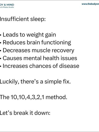 Body & Mind PhysioPilates Studio - Functional Nutrition Guidance Lifestyle Foundations: Sleep, Stress & Movement photo 4