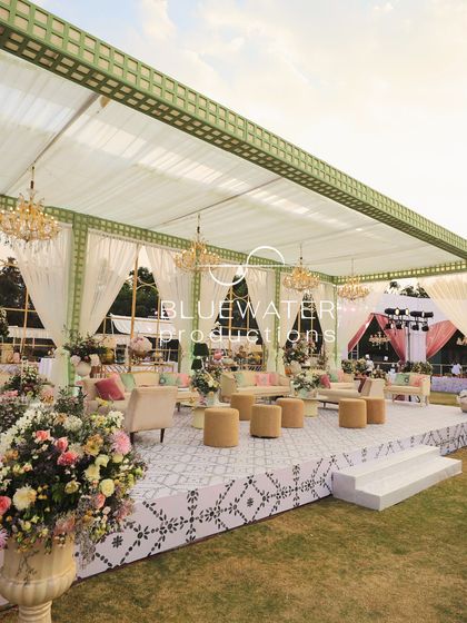 Sneha & Shahil - Wedding Decor and Production The Guest Journey: Entrances, Lounges & Dining photo 25