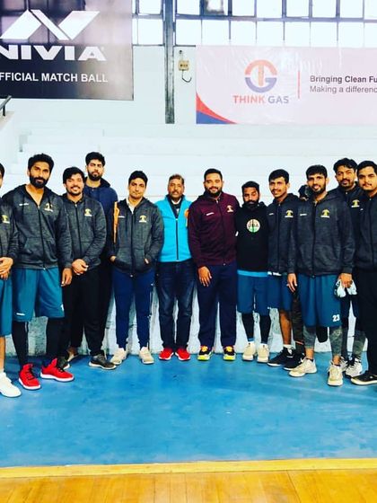 The Central Secretariat team after a decisive victory against Haryana Secretariat, which secured our spot in the semi-finals at Guru Nanak Stadium in Ludhiana. Every game is a step towards the championship.