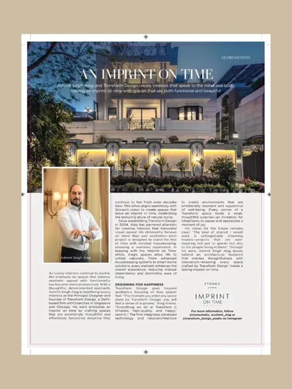 It is an honor to have my work and philosophy featured in Architectural Digest. This recognition reflects my dedication to creating timeless, thoughtful interiors that resonate on a deeper, emotional level.