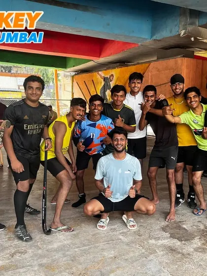 All smiles after a Sunday training session. Our players work hard on the field and share a strong bond off it.