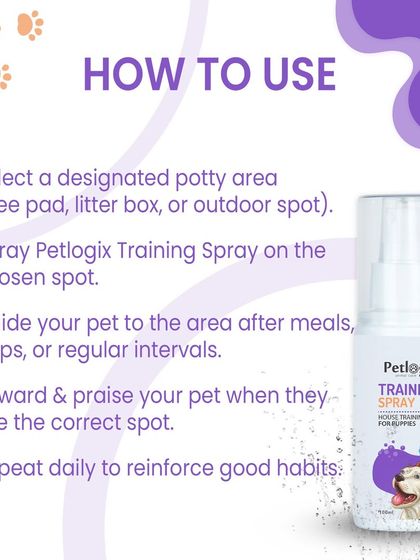 Here is a step-by-step guide on how to use my Training Spray. Select a designated potty area, spray the spot, guide your pet there, and reward them when they use it correctly. Consistency is key to reinforcing good habits.