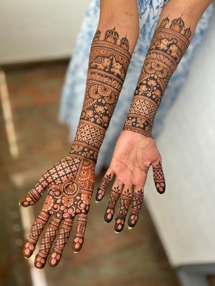 Mitali - Bridal Mehendi Full Bridal Mehendi (Hands) photo 140