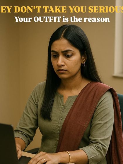 Feeling like you're not being taken seriously at work? Often, the reason is an outfit that doesn't communicate your authority. A simple kurta set might feel easy, but a strategically styled look ensures your presence is felt before you even speak.